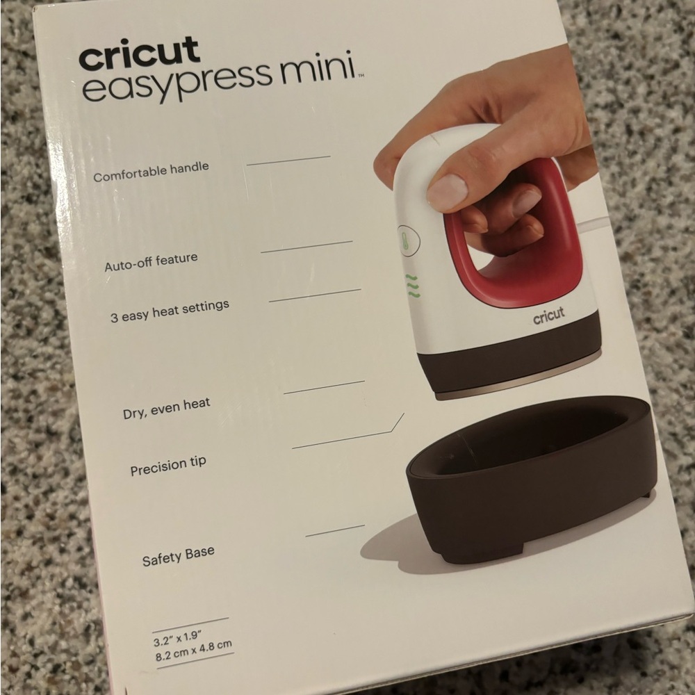 Cricut EasyPress Mini with Red and White Design